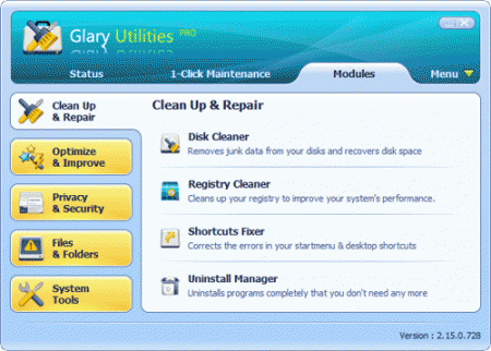 Glary Utilities PRO 2.47.1539 (Cracked)